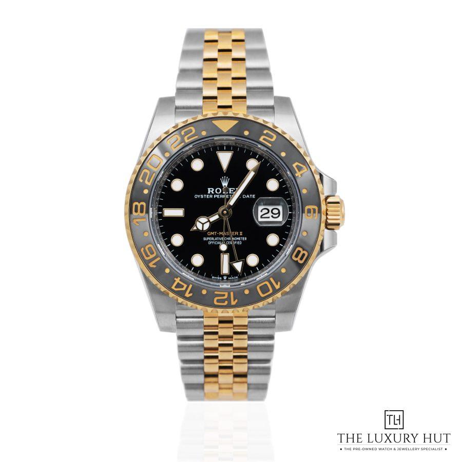 Rolex GMT Master II Steel Yellow Gold Black Update LB717 aa