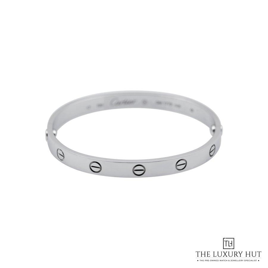Cartier White Gold LOVE Bangle Classic