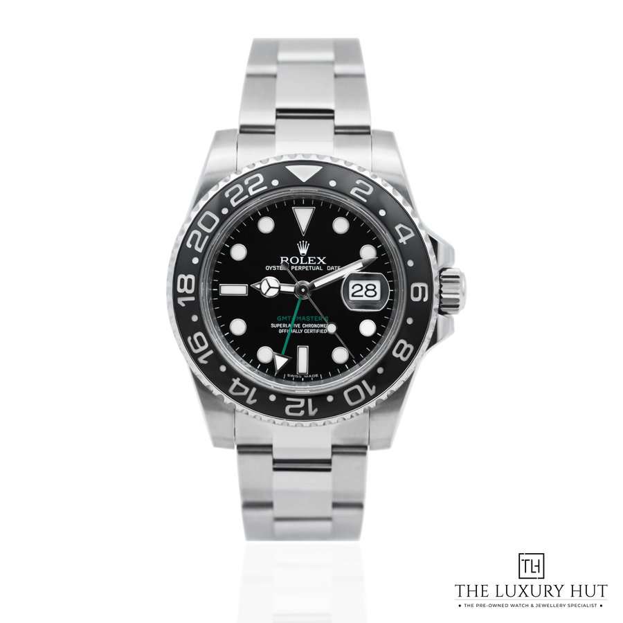 Rolex GMT Master II Steel 40mm Black Dial 116710LN