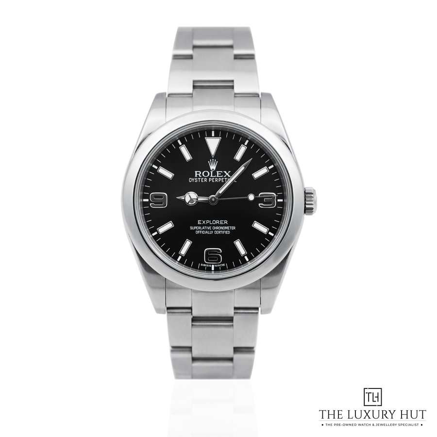 Rolex Explorer Steel 39mm Black MK1 Dial 52262 a