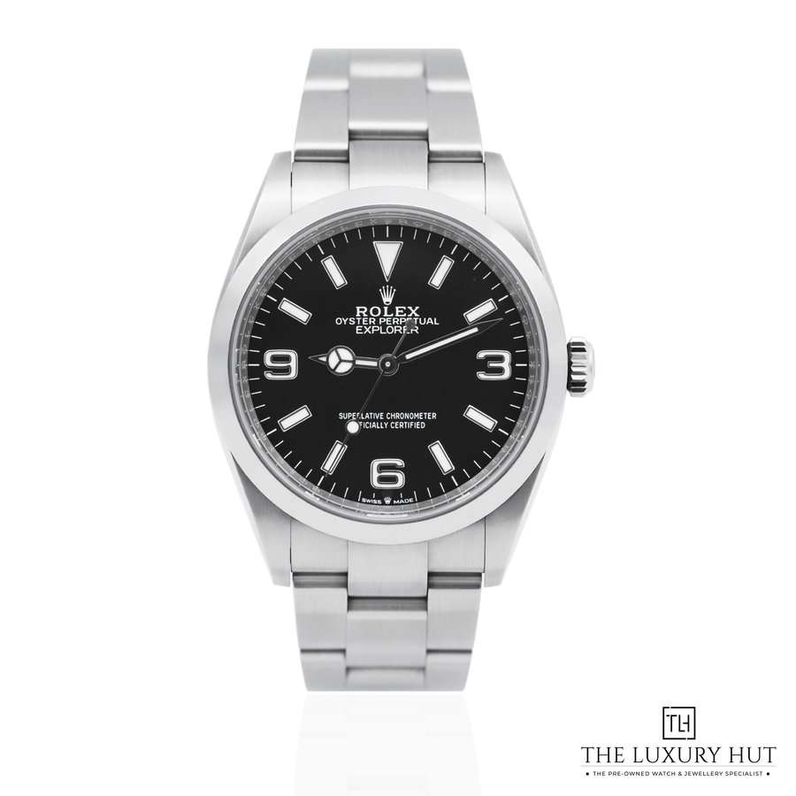 Rolex Explorer 36mm Steel Black Dial Ref 124270