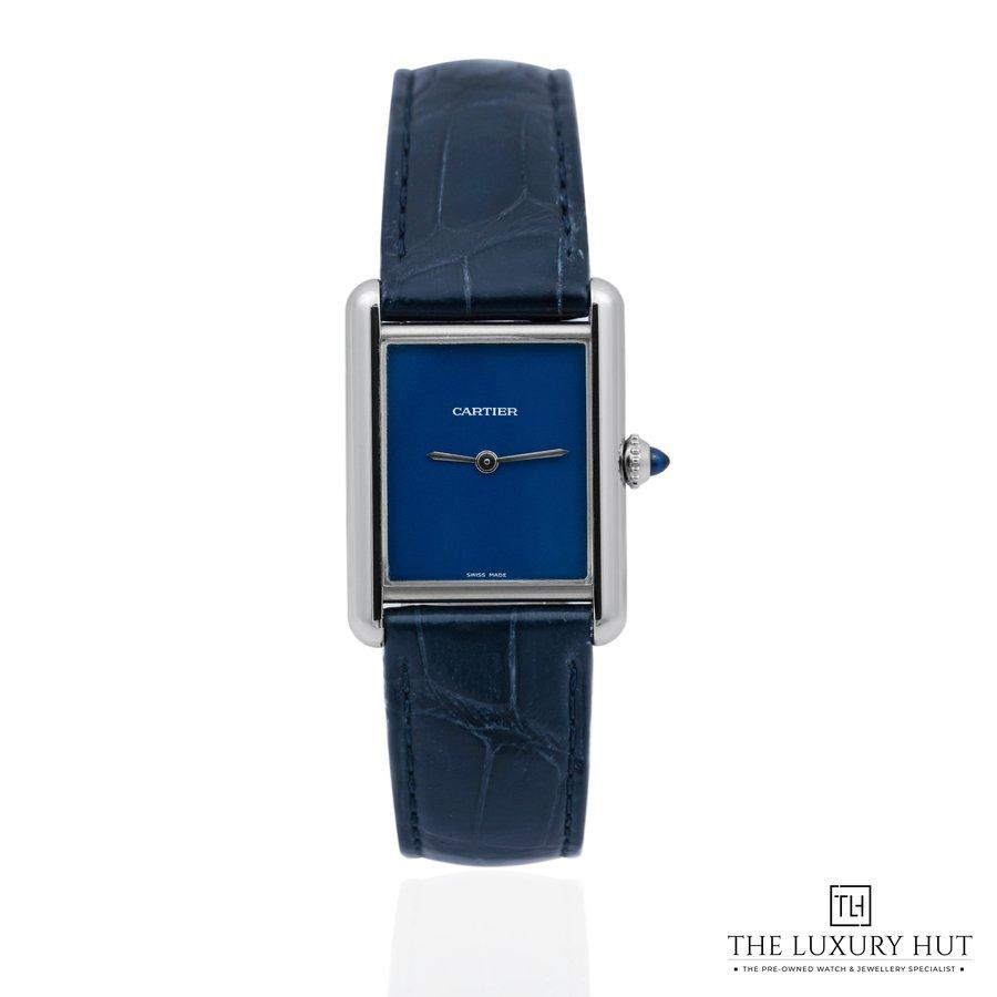 Cartier Tank Must Stainless Steel 25mm Blue Dial
