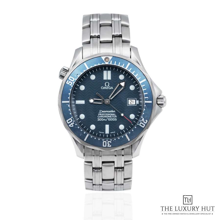 Omega Seamaster Blue Wave Pattern Dial