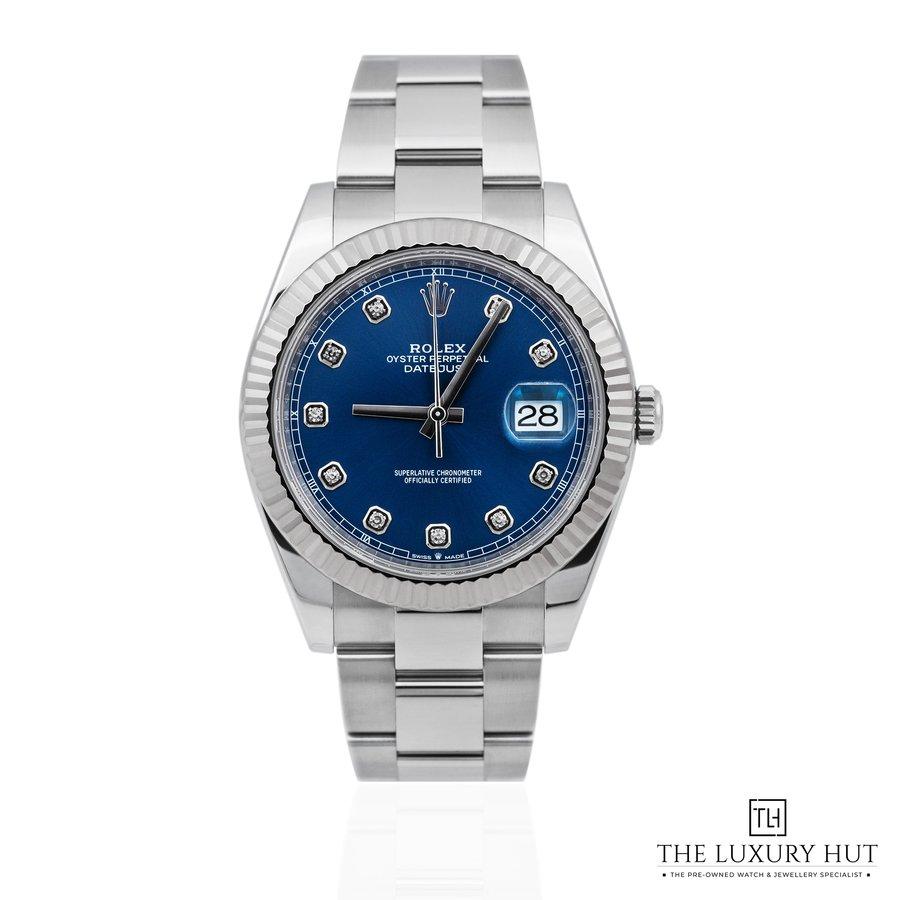 Rolex Datejust 41mm Blue Diamond Dial