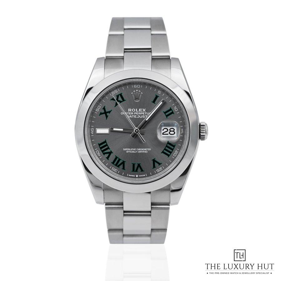 Rolex Datejust 41mm Steel Grey Wimbledon Dial 126300