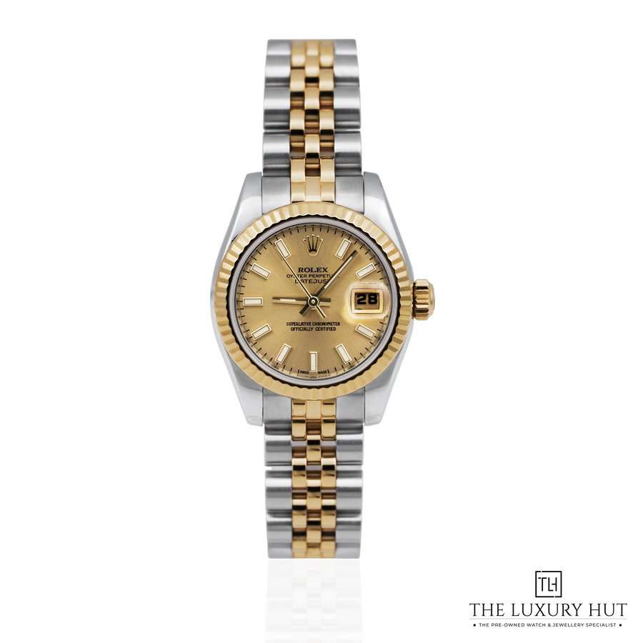 Rolex Lady Datejust Bi Metal 26mm Champagne Dial
