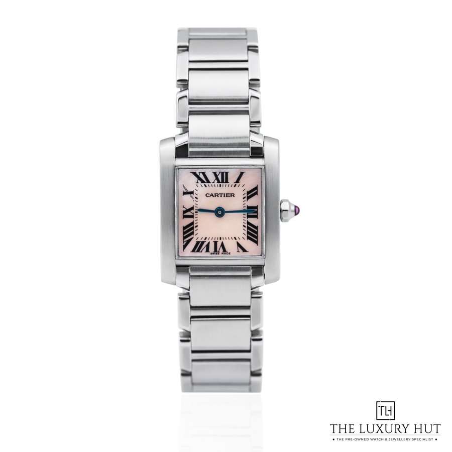 Cartier Tank Francaise Pink Mother Of Pearl Dial