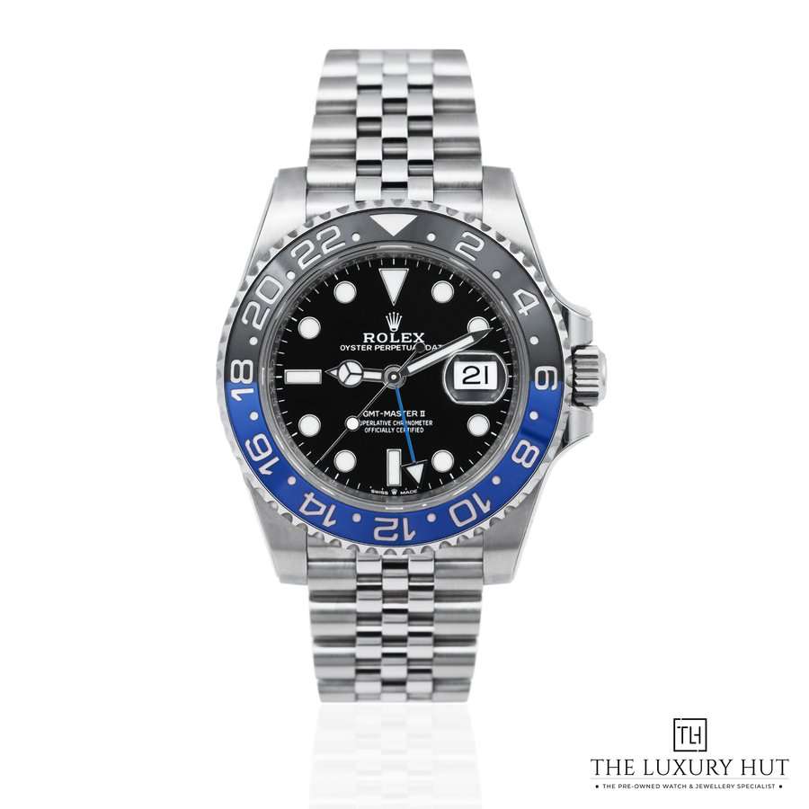 Rolex GMT Master II Batgirl Steel 40 Black Dial
