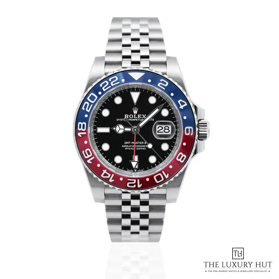 Rolex GMT Master II Pepsi 40 Black Dial 126710BLRO