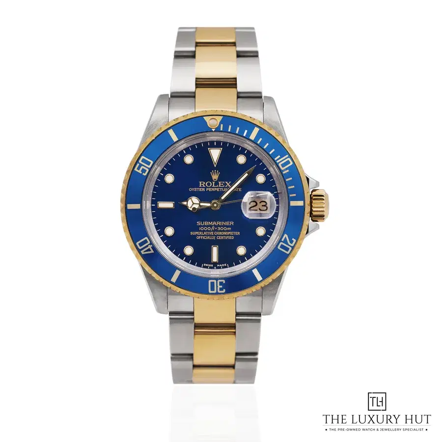 Rolex Submariner Date Bluesy Bi Metal Blue 16613