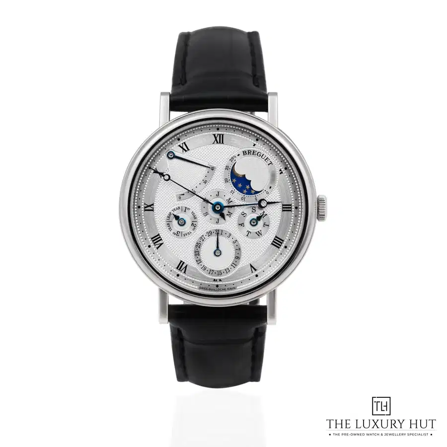 Breguet Classique Perpetual Calendar White Gold Silver Dial