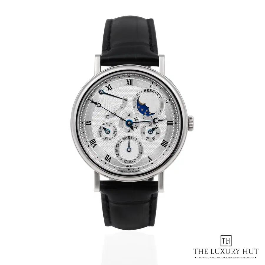 Breguet Classique Perpetual Calendar White Gold Silver Dial