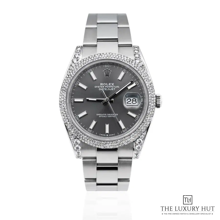 Rolex Datejust 41 Slate Diamond Set Bezel 126300