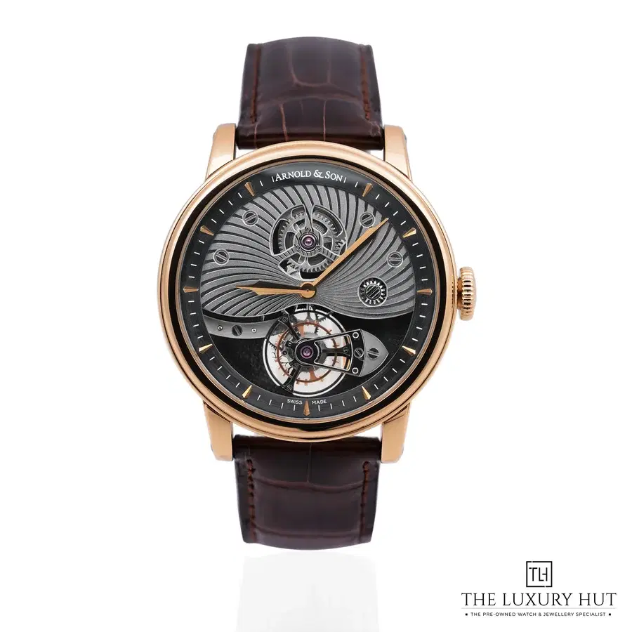 Arnold Son TE8 Tourbillon Gold Ref 1SJAP B01A