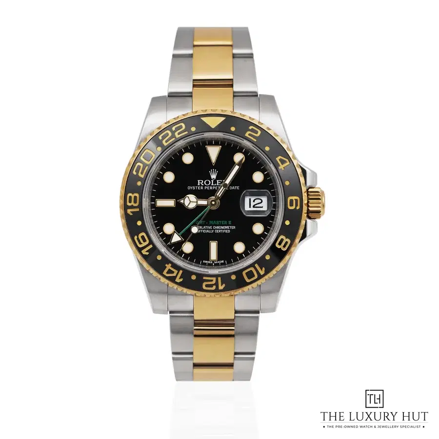 Rolex GMT Master II Steel Gold 40mm 116713LN