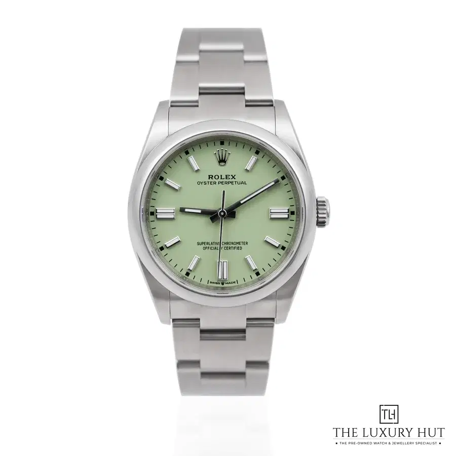 Rolex Oyster Perpetual 36 Steel Pistachio Dial Ref 126000