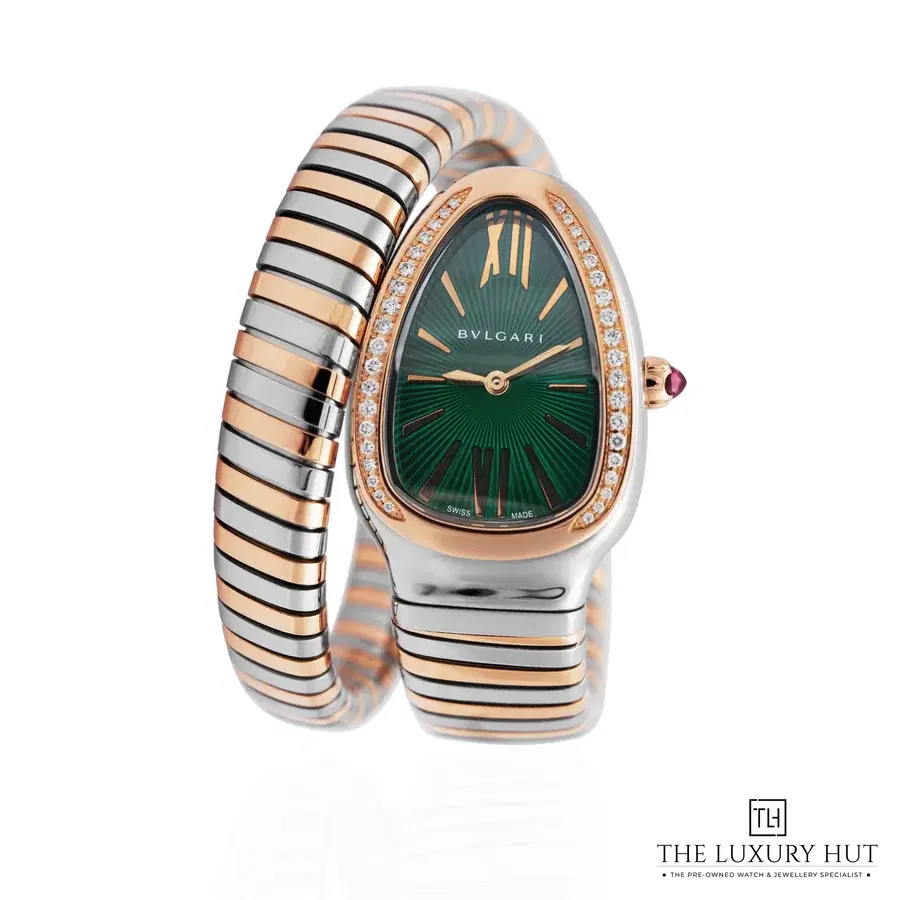 Bvlgari Serpenti Tubogas 35mm Green Roman Dial 102790