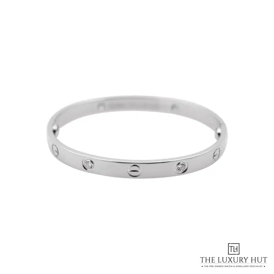 Cartier White Gold Diamonds Classic Bracelet