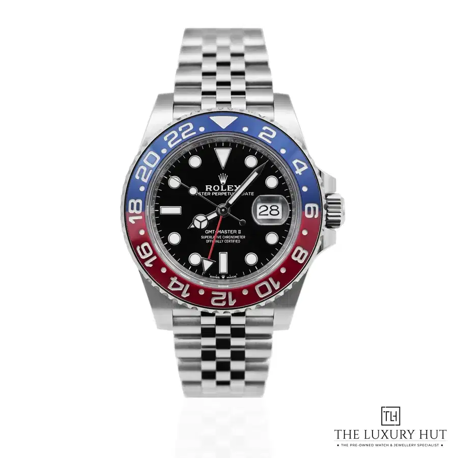 Rolex GMT Master II Pepsi Steel Black Dial 126710BLRO
