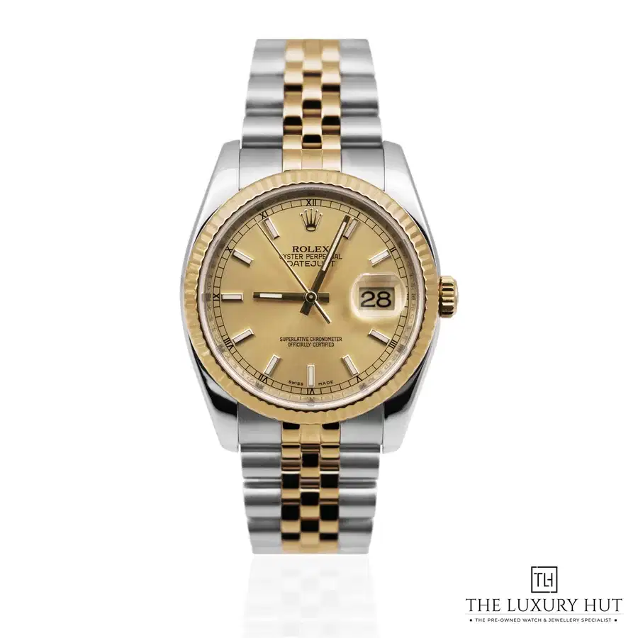 Rolex Datejust 36mm Champagne Baton Dial 116233