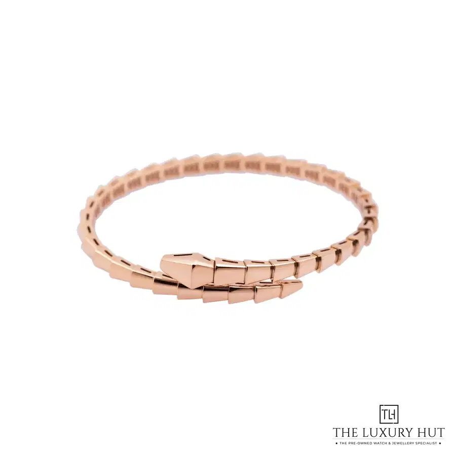 Bvlgari 18ct Rose Gold Serpenti Viper Bracelet BR860039