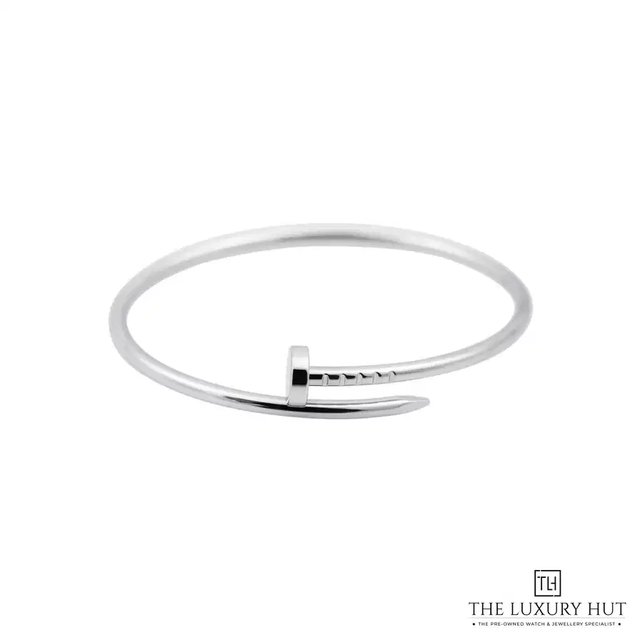 Cartier White Gold Juste Un Clou Bracelet Size 15
