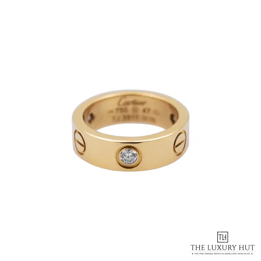 Cartier Yellow Gold Diamonds Love Ring
