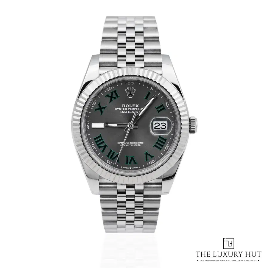 Rolex Datejust 41mm Slate Wimbledon Dial Ref 126334