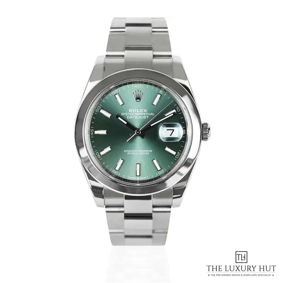 Rolex Datejust 41mm Stainless Steel Mint Green Dial 126300