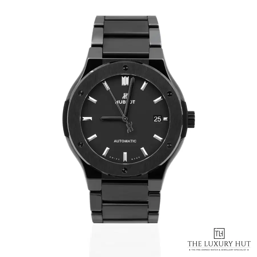 Hublot Classic Fusion Black Magic Black Ceramic Baton Dial
