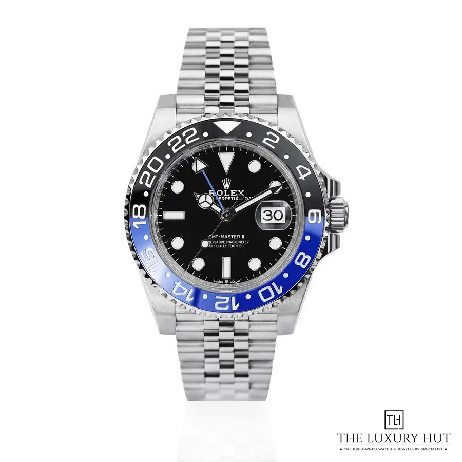 Rolex GMT Master II Batgirl 40mm Steel Black Dial 126710BLNR