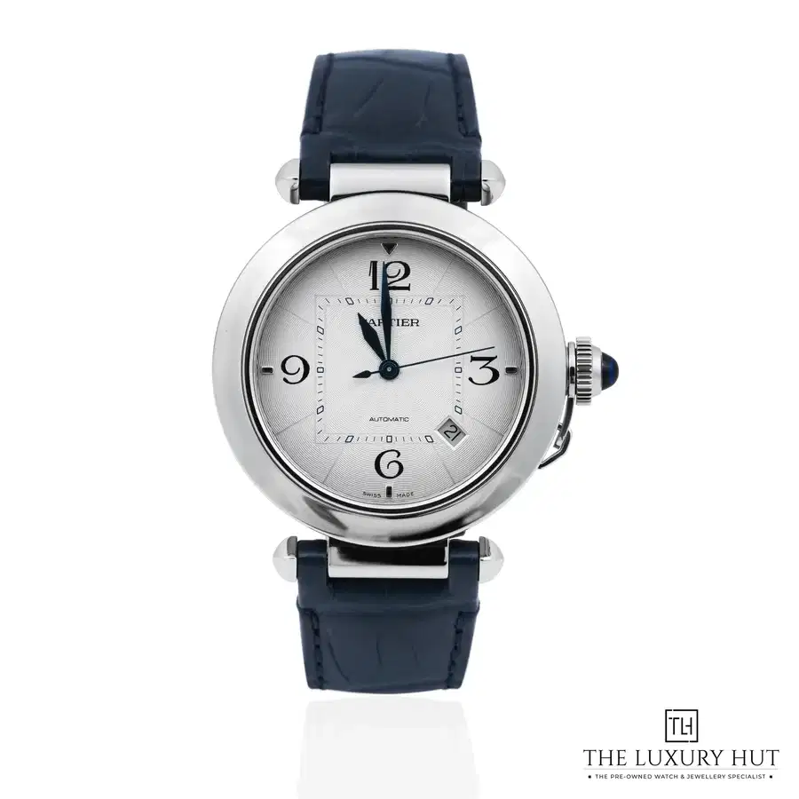 Cartier Pasha Stainless Steel 41 Silvered Dial
