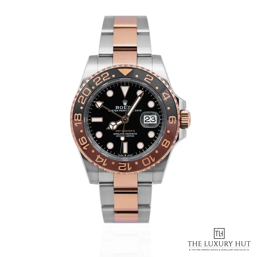 Rolex GMT Master II Rootbeer Bi Metal Black Dial